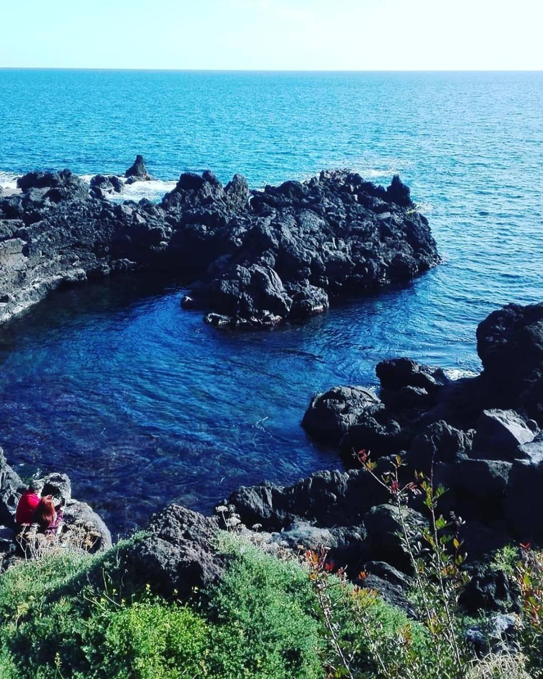 Villa Infinito Mare - Fronte Mare Stazzo Acireale Esterno foto